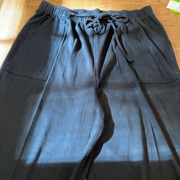 ECCOTOO BLACK DRAWSTRING KNIT PANTS BUNDLE.   NEW WITH TAGS - Picture 3 of 9